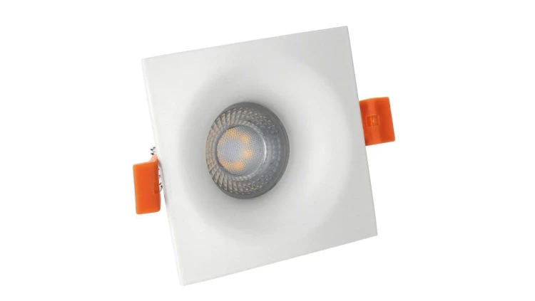 FIALE V GU10 OCZKO GU10 250V IP20 85x85x35mm BIAŁY kwadrat.