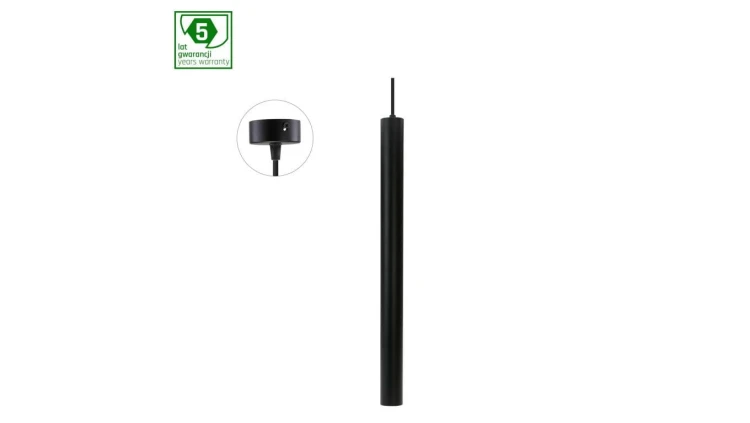 CHLOE SLIM MR11 ZWIESZANA BAZA 250V IP20 40x500+1m kabel CZARNY regulowany kąt świecenia