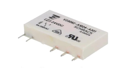 2-1393236-4 Przekaźnik: elektromagnetyczny SPDT Ucewki : 24VDC 6A/250VAC