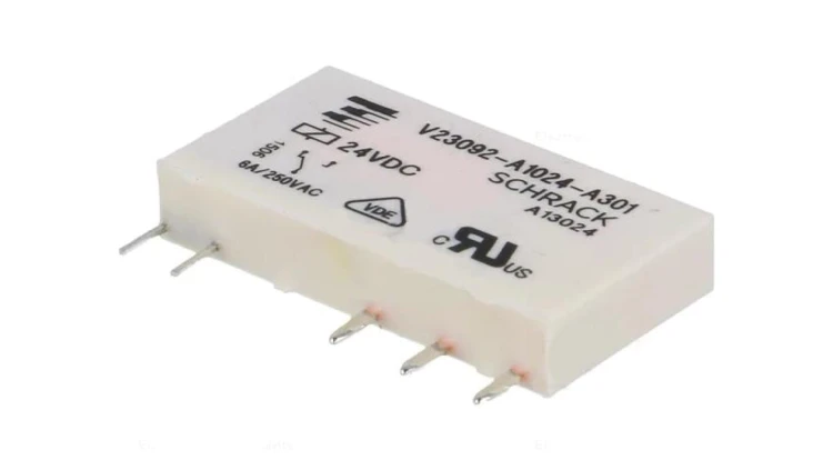 2-1393236-4 Przekaźnik: elektromagnetyczny SPDT Ucewki : 24VDC 6A/250VAC