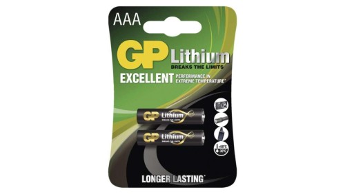 GP bateria litowa AAA (FR03), 2BL /2szt./