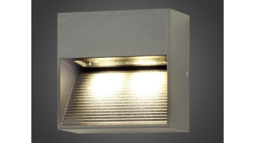 Oprawa elewacyjna LED Ninion 2W DW szara