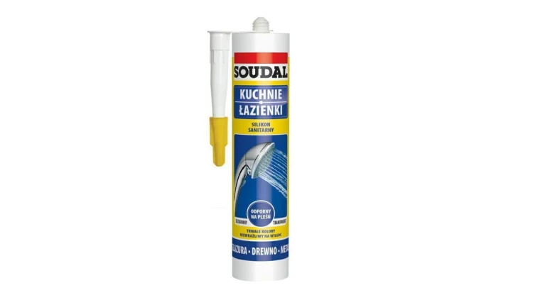 SOUDAL Silikon sanitarny bezbarwny 280ml