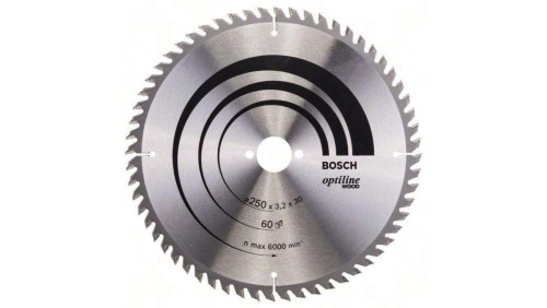 PIŁA TARCZOWA-H OPTILINE WOOD 250*3,2*30/Z60
