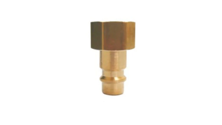 Króciec szybkozłącza DN7,2 typ 26, G 1/2 GW, wtyk szybkozłącza, mosiądz