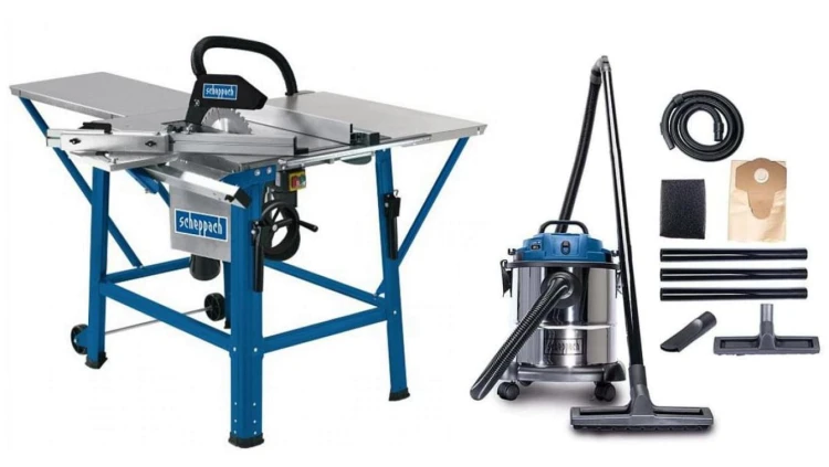 ZESTAW PILARKA STOŁOWA TS310 230V 2,2KW +ODKURZACZ NTS20