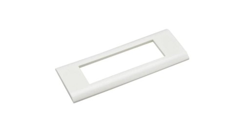 Ramka montażowa 6M 135x45 biała na moduły Mediabox
