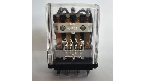 Przekaźnik przemysłowy 4P 12V AC AgCdO R15-1014-23-3012 611278