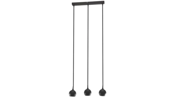 Lampa spotlight Colm 3xGU10 czarna wisząca