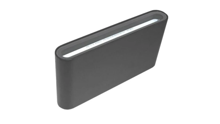 Oprawa elewacyjna LED Flow 2x9w 4000K antracyt