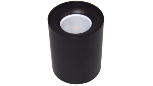 Oprawa sufitowa Cyro Black stała okrągła aluminium