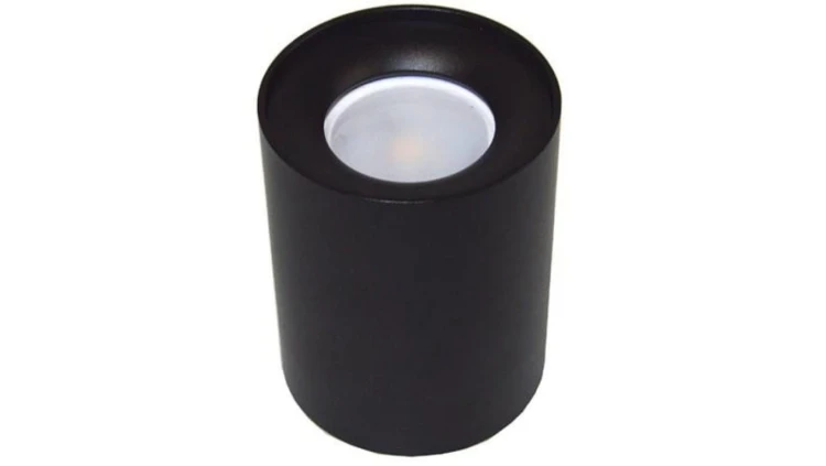 Oprawa sufitowa Cyro Black stała okrągła aluminium