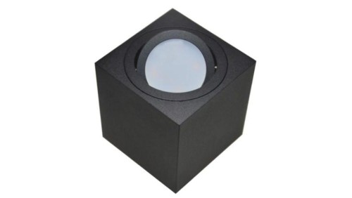 Oprawa sufitowa Febe Black ruchoma kwadrat alumini