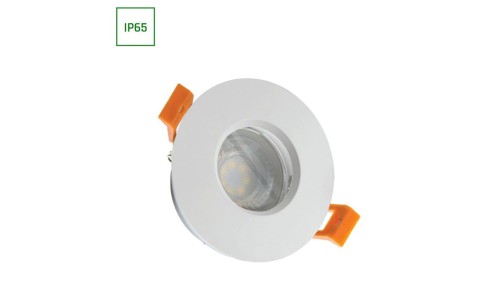 FIALE IV GU10 OCZKO GU10 250V IP65 FI83x51mm BIAŁY okrągła