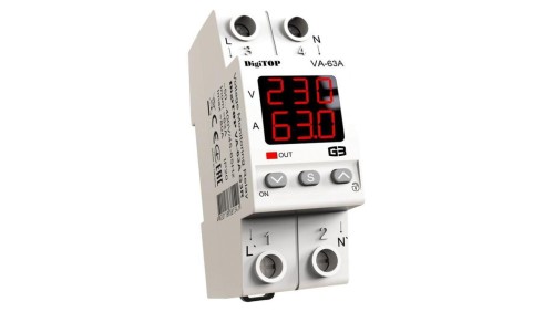 Przekaźnik napięciowy z kontrolą prądu DigiTOP VA-63A G3R