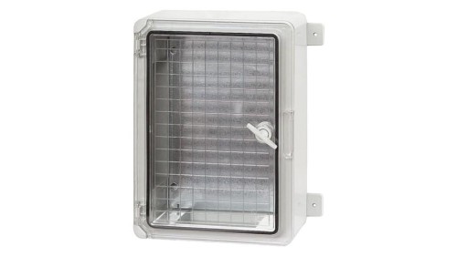 Szafa z tworzywa 600x800x260 mm IP65 drzwi przeźroczyste