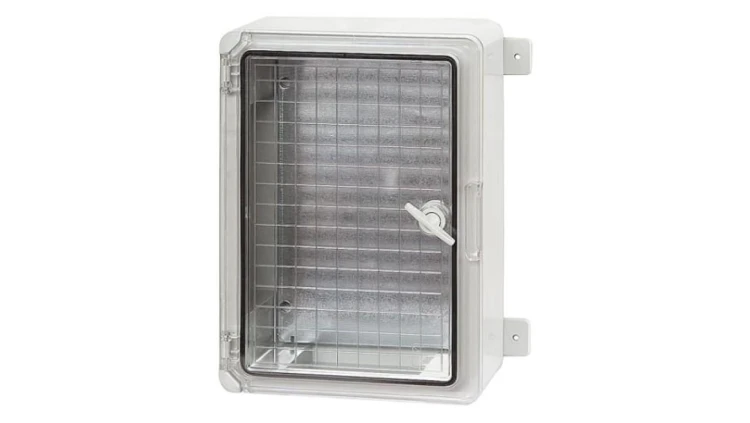 Szafa z tworzywa 600x800x260 mm IP65 drzwi przeźroczyste