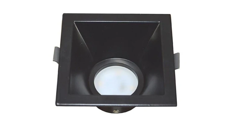 Oprawa sufitowa Kobra Black prostokąt aluminium