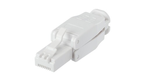 Wtyk beznarzędziowy RJ45 8P8C kat.6 nieekranowany UTP