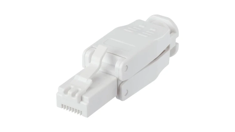 Wtyk beznarzędziowy RJ45 8P8C kat.6 nieekranowany UTP