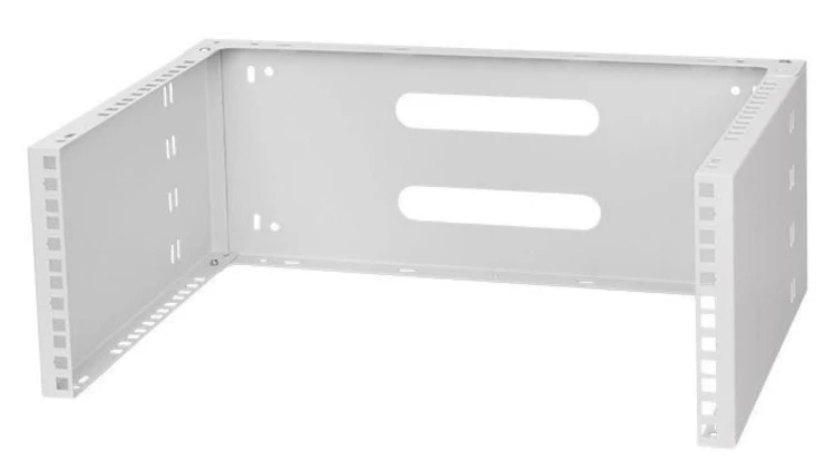 Uchwyt ścienny do urządzeń RACK 19 4U 330mm szary