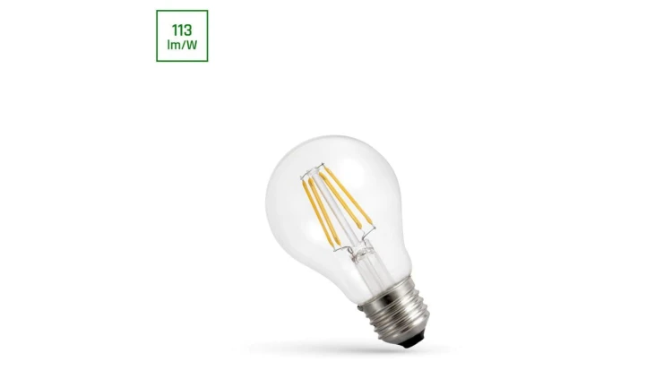LED GLS E-27 230V 4W COG WW CLEAR SPECTRUM