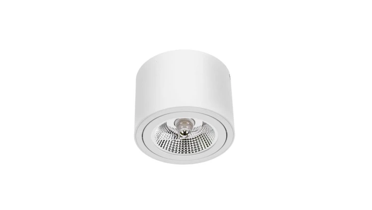 CHLOE AR111 NATYNKOWA GU10 250V IP20 139x100mm BIAŁY okrągła ruchoma