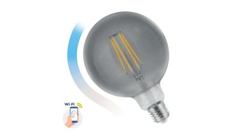 LED GLOB G125 4,9W E-27 COG 230V CCT (4000K-6500K)+DIM MODERNSHINE Wi-Fi/BT Spectrum SMART