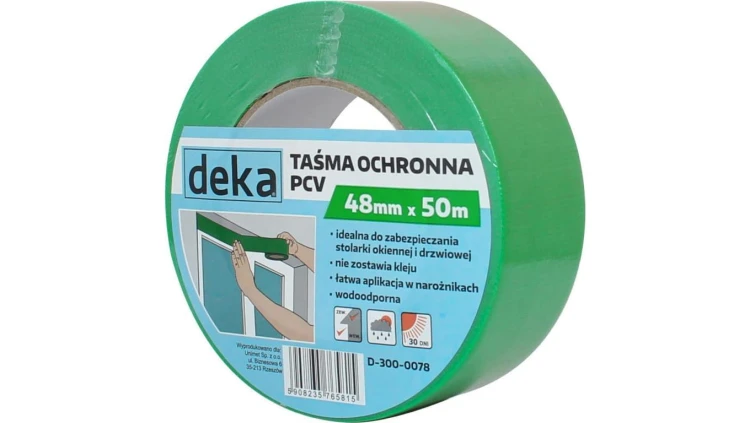 TAŚMA OCHRONNA PCV DO STOLARKI 48MM*50M