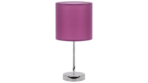 Lampka stołowa nocna AGNES 03148 fioletowo-srebrna STRUHM
