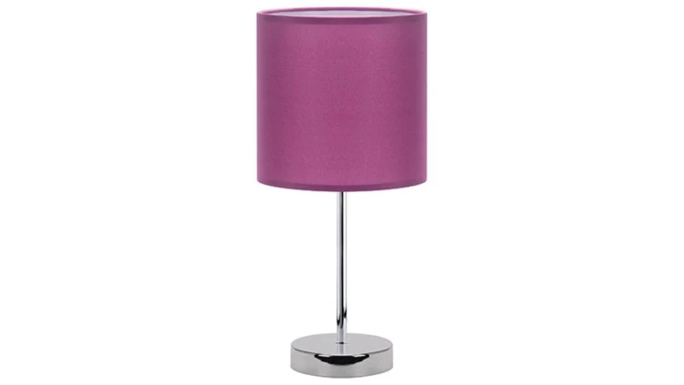 Lampka stołowa nocna AGNES 03148 fioletowo-srebrna STRUHM