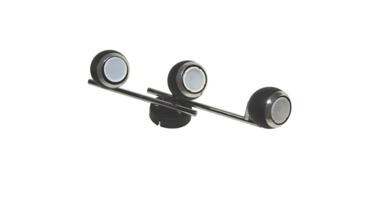 Lampa spotlight Kynis 3xGU10 czarna