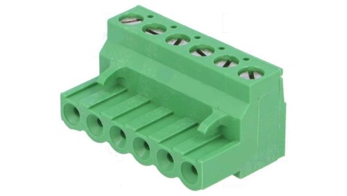 796634-6 Listwa zaciskowa rozłączalna R.styków: 5,08mm tory: 6 proste
