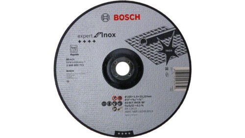 TARCZA WYPUKŁA T27 230*22*1.9 BOSCH RAPIDO