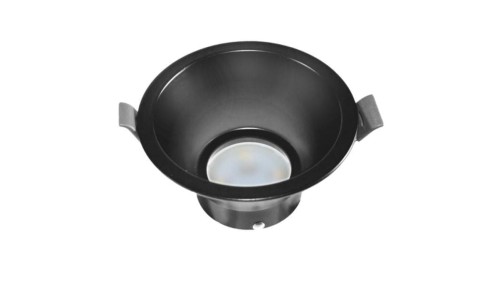 Oprawa sufitowa Kobra Black okrągła aluminium