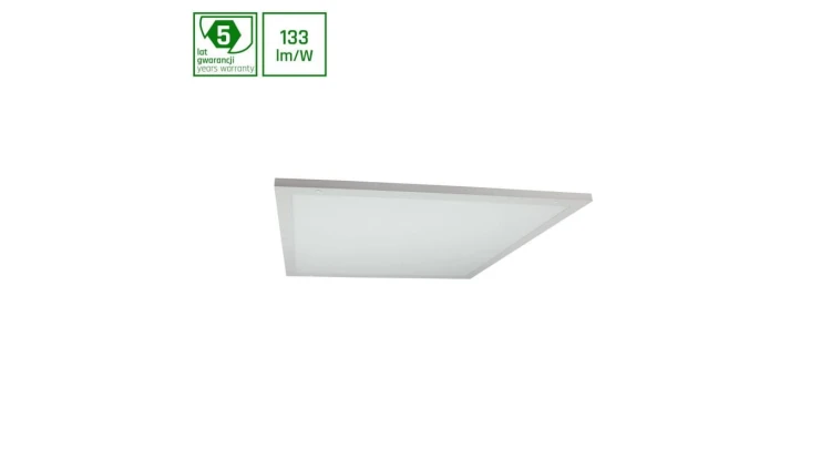 ALGINE DUO 2in1 PANEL 30W NW 230V 120st IP20 IK06 600x600x17mm BIAŁY 5lat gw.zasilacz zintegrowany