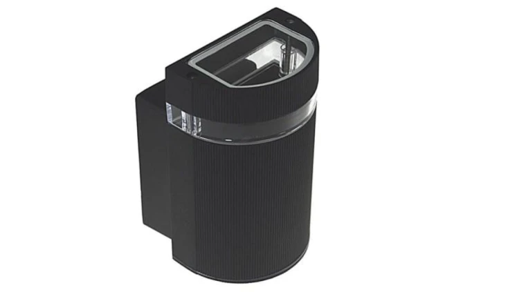 Oprawa elewacyjna Kortek 1x GU10 czarna