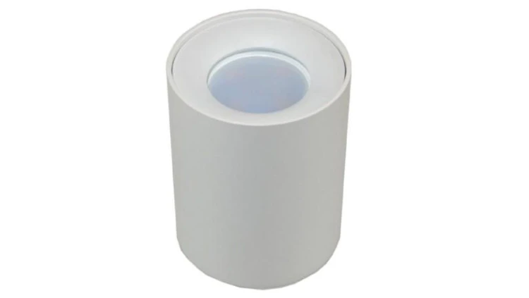 Oprawa sufitowa Cyro White stała okrągła aluminium