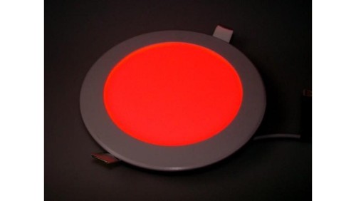 Panel led okragły Round 12W 230V czerwony