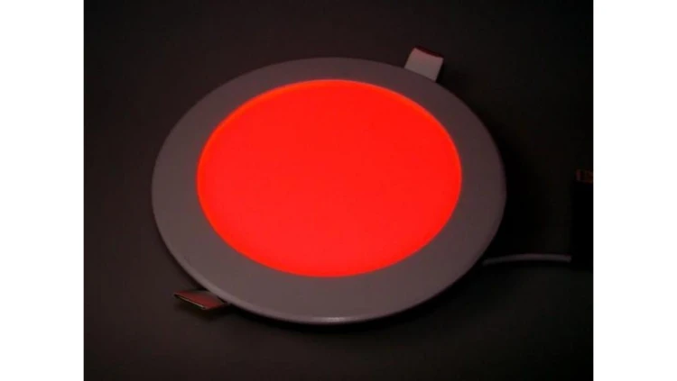 Panel led okragły Round 12W 230V czerwony