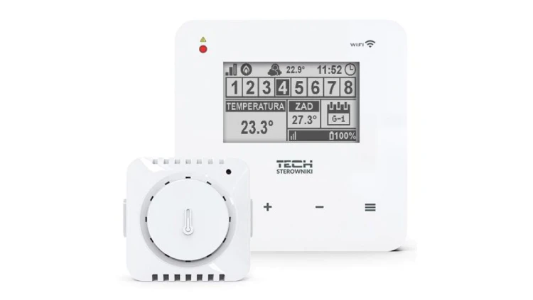 TECH T-5Z WiFi - Regulator pokojowy z WiFi podtynkowy