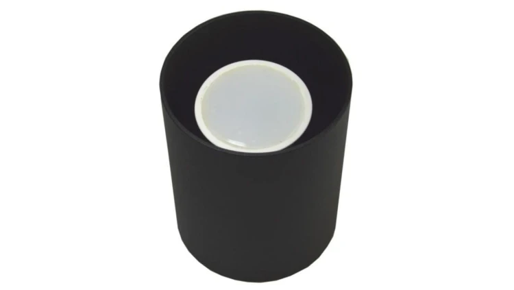 Oprawa sufitowa Creep Black stała okrągła aluminiu