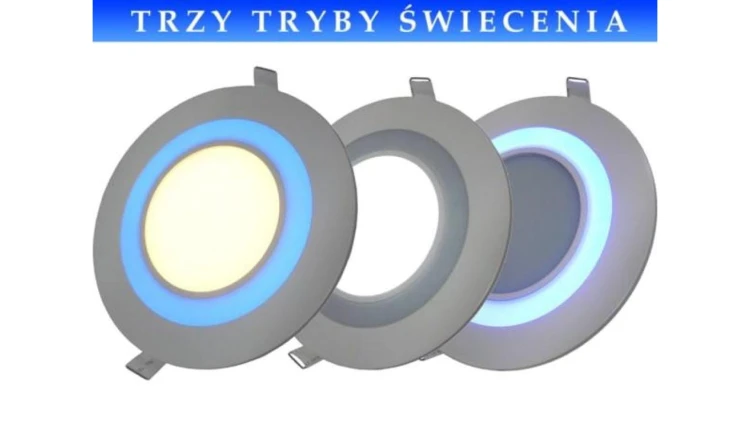 Downlight LED Power EASY 10W+2W DW+blue