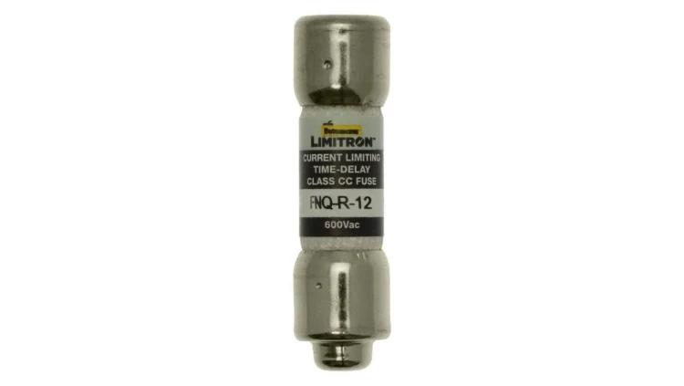 Wkładka bezpiecznikowa cylindryczna 10x38mm 12A 600V AC, klasa CC, zwłoczna