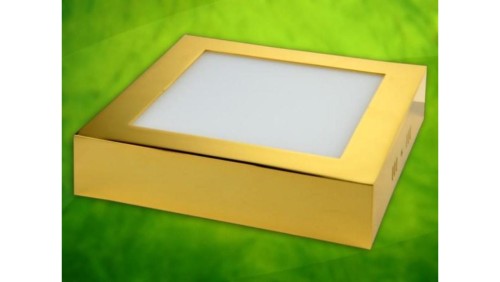 Panel led Rektus 12W 230V złoty DW