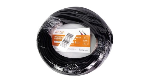 Przewód Keno 6mm2 czarny opakowanie 50m (KABEL-6MM-BLACK-50M)