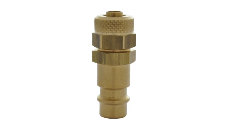Króciec szybkozłącza DN7,2 typ 26, skręcany do węża fi 8x6 mm, mosiądz