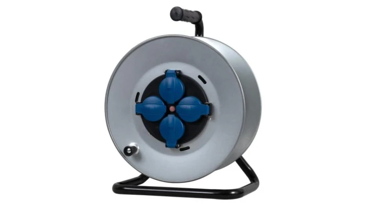 Rozgałęźnik na bębnie metalowym MIDI-290 4x230V IP44 + termik