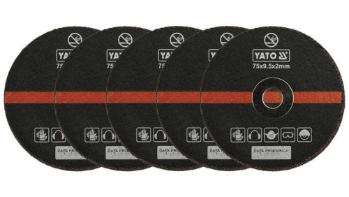 KOMPLET TARCZ DO CIĘCIA METALU 75MM*2MM