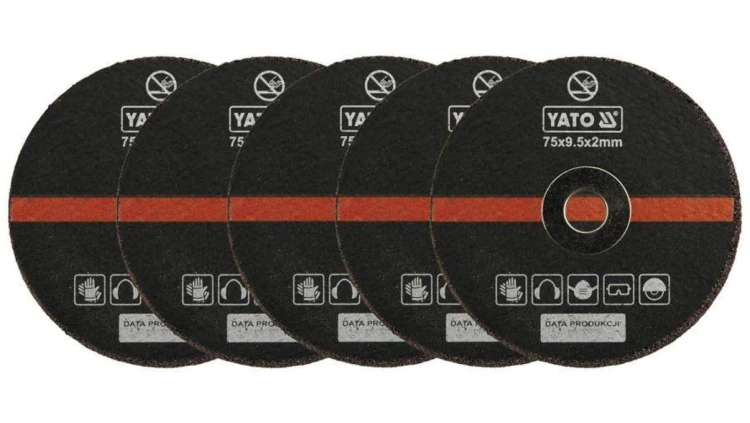 KOMPLET TARCZ DO CIĘCIA METALU 75MM*2MM